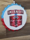 Smirnoff Ice Vodka   Metal Beer Sign  Man Cave Bar Decor Metal Tin Vodka Sign