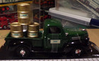 Hess Toy Truck Custom Die-cast Pick Up Truck- Amerada Gas Oil Gold Barrels
