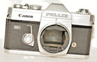 Vintage Slr Canon Pellix Camera  W 3 Fl  Lenses   50  135    200    Cs    Manual