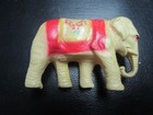 Vintage - Elephant  decorated  - 3-1 2  Inch Long -  Celluloid - U s a 