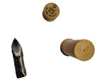 Sewing Machine Bullet Shuttle Bobbin Unknown Make With Antique Wood Needle Case