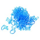 50pcs Dental Clinic Disposable Cotton Roll Holder Blue Clip For Teeth Whitening