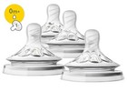 Philips Avent Natural Baby Bottle Newborn Flow Nipple  0m   4pack  Flow 1  Scf65