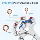 Looper Pliers In One Step For Jewelry Making  1 5mm-2 25mm-3mm Looping Black