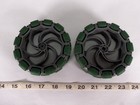 Lot Of 2 Vex 4  Omni-directional Wheel Green Robots Robotics Battle Bots