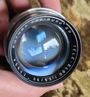 Vtg Futura S 35mm Rangefinder Camera 50mm   90mm Tele-flor Lens  as-is Untested 