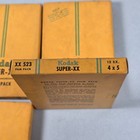 Kodak Super-xx 4x5 Sheet Film 4 Sealed Packs  12ex Each  Expired May 1945