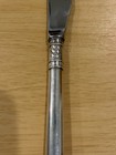Wallace Aegean Weave Plain Sterling Silver 9 3 8    Dinner Knife  925