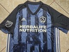 Nwt Adidas 2018 19 La Galaxy Blue Authentic Away Soccer Mls Jersey Mens Large