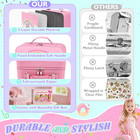 Eulrgaus Princess Tea Set With Coffee Maker  Pretend Play For Girls 3-8
