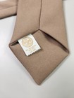 Vintage Boy Scouts Of America Official Tie Tan Khaki Bsa Uniform Wpl  2831