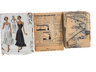 Mccall Vtg 1948 Sewing Pattern 7244 Sz 16 Bust 34 Misses Slip Dress Cut