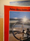 Vintage Telex-benz Mercedes-benz Distributor Promo Poster 18x24  Rare