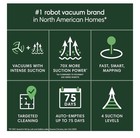 Irobot Roomba 105 Robotic Bagless Cordless Vacuum Clearview Lidar Black