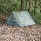 Emergency Reflective Survival Tent  96 In  Silver