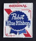 Original Pabst Blue Ribbon Beer Collectors Large Embroidered Vintage Back Patch