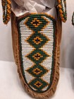 Antique Vintage Great Plains   Native American Beaded Moccasins