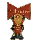 Vintage Budweiser Lapel Pin Lot Bud Man Pinback Beer Bottle Hat Pin A450