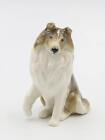 Ceramic Border Collie Dog Figurine  Lassie Come Home  Home D  cor  Gift For Her 