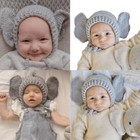 Baby Earflaps Hat Boys Girls Winter Warm Cap Cute Ears Infant Hat For Toddlers