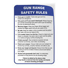 Vertical Vinyl Stickers Gun Range Safety Rules Every Gun Is Loaded Security