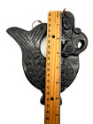 Barro Negro Black Clay Pottery Mermaid Wall Plaque Oaxaca Mexico Folk Art
