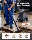 Commercial Shop Vac 11 Gallon Wet Dry Shop Vacuum 5 5 Peak Hp Portable W one-but