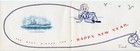 Us Navy Light Cruiser Uss Worcester  cl-144  Vtg 1949 Christmas Greeting Card