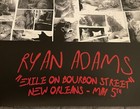 Ryan Adams Exile On Bourbon St  Poster Nirvana Pixies Radiohead Rolling Stones