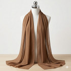 Women Chiffon Hijab Scarf Muslim Head Wrap Soft Plain Shawl Long Headscarf