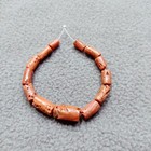 100 natural Italian Coral Loose Beads Mediterranean Vintage Coral Beads Gemstone