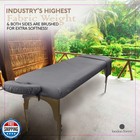 London Linens Soft Microfiber Massage Table Sheets Set 3 Piece Set - Includes