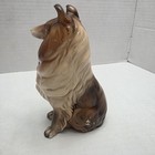 Vintage Collie Dog Ceramic Japan 7    Inch Figure Figurine Statue Puppy Lassie