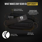 Bay Gear Co  Ankle Straps - Tactical Hawaiian  Black D Ring  Pair
