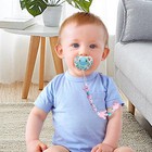 Dummy Clip Baby Boys Girls Pacifier Soother Chain Holder Strap Clips Silicone
