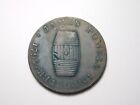 1795 Uk James Powell Importer Wine Brandy  1 2 Half Penny Coin Conder Token