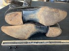 Black Button Up Shabby Ladies Boots Pointed 1800s Antique Victorian Edwardian