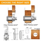 2 Pack Toolbox Lock With Keys  1-1 8  Cabinet Locks Keyed Alike  Hook Cam  Truck