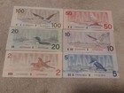 Old Canada 1986 2 5 10 20 50 100 Dollar Set Birds Of Canada Banknotes Read Desc 