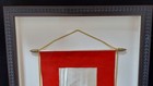 Wwii Son In Service Blue Star Banner Flag Excellent Condition Framed Shadowbox