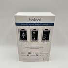 Brilliant Smart Home Control Light 1-switch Panel Bha-120us-wh1