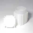 Coinsafe 5pcs 1oz Silver Round  39mm  Coin Tubes White Square Tubes