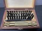 Vintage Tool Brass steel Metal Die Punch Alphabet And Numbers Stamping Kit
