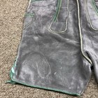 Vintage Lederhosen Grey Suede West Germany Size 28 German Oktoberfest Bavarian
