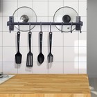 Dseap Pot Rack - Pots And Pans Hanging 15 75 X 3 75 X 2 5 Inches  Black