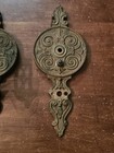 1930 s Moe Bridges Wall Sconce Set Lamp Art Deco Cast Electric Pair Antique Vtg