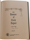 The Essence Of Clock Repair  hardcover Book  Sean C  Monk 1983 Signed