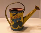 Vintage Ohio Art Tin Litho Watering Can Dutch Boy Girl 1950s Toy Decor