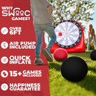 Games - Premium Inflatable Giant Kick Darts  15  Ways To Play  - Jumbo Soccer Da