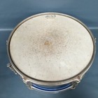 Vtg Metallic Blue Ludwig Weather Master Orchestra Batter Snare Drum 14  6 Lug